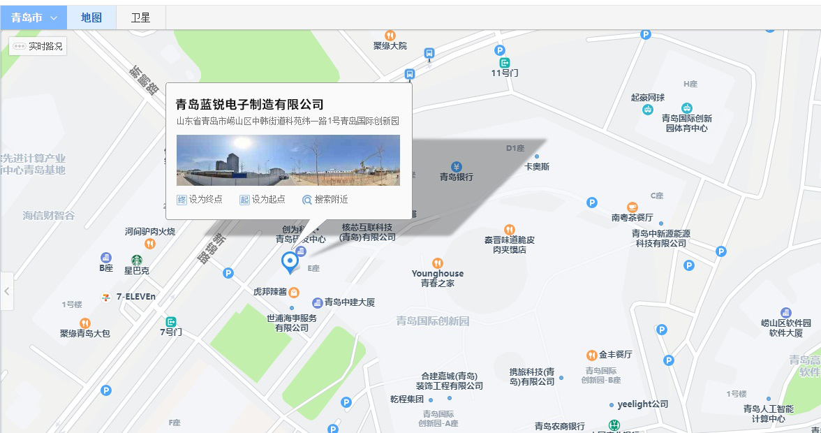 蓝锐百度地图