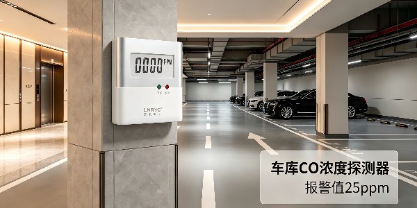 蓝锐电子商业综合体地下车库CO监测系统：合规+节能双达标