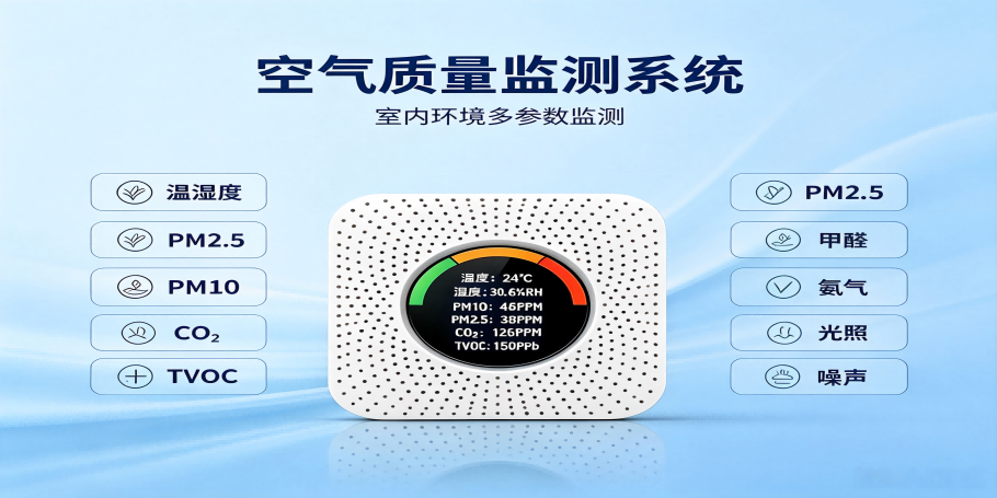 <i style='color:red'>室内空气质量在线监测</i>的功能介绍
